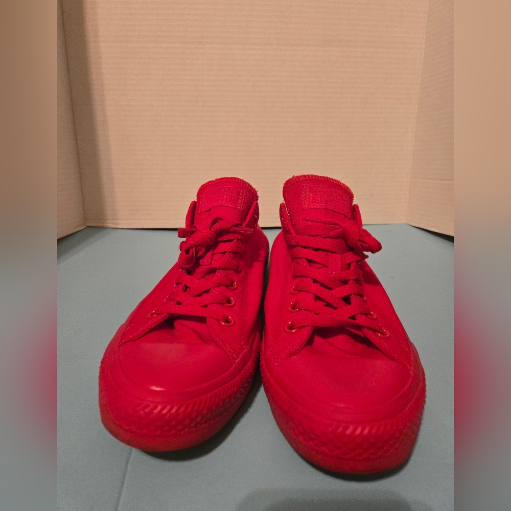 Converse Red Sneakers Bold Design